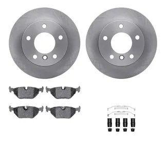 R1 Concepts WFWH1-31061 E- Line Series Brake Rotor W/ Ceramic Brake Pads & Hdw